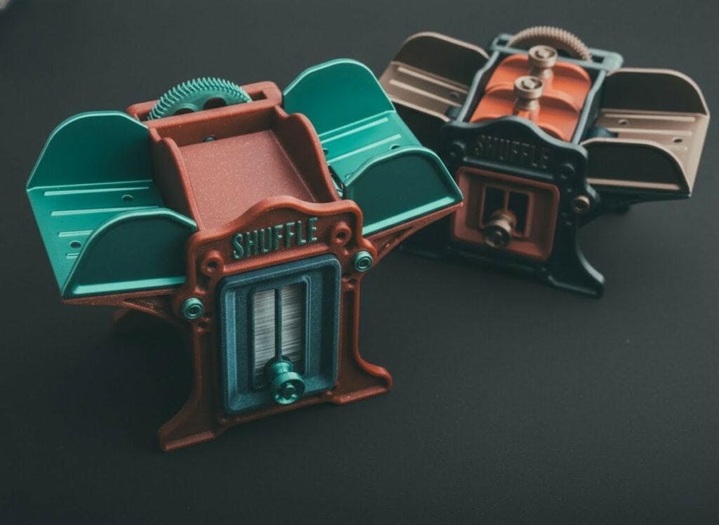 3D printed commander deck shuffler for MTG and Board Games