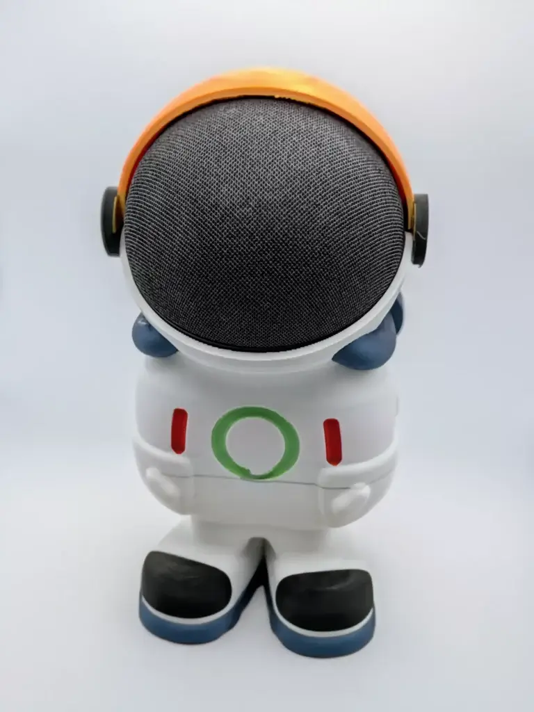 Echo Dot Stand - Astronaut Front View