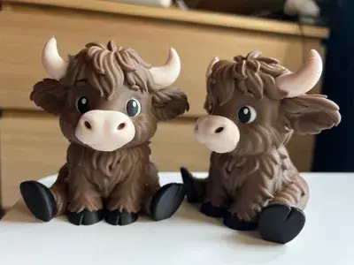 3D Printed Scottish Highlands