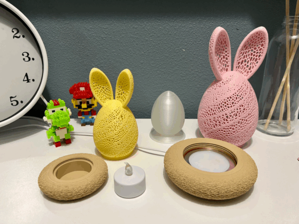 Open Bunny Lamp