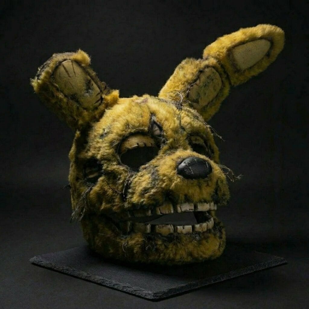 FNAF Spring Bonnie Full Head Mask Front Main View